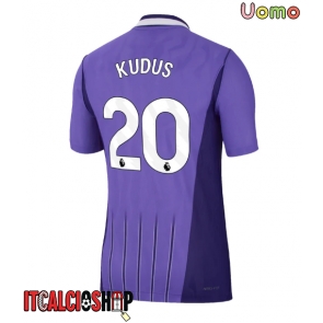 Tottenham Hotspur Mohammed Kudus #20 Terza Maglia 2026-27 Manica Corta Tottenham Hotspur Mohammed Kudus #20 Terza Maglia 2026-27 Manica Corta